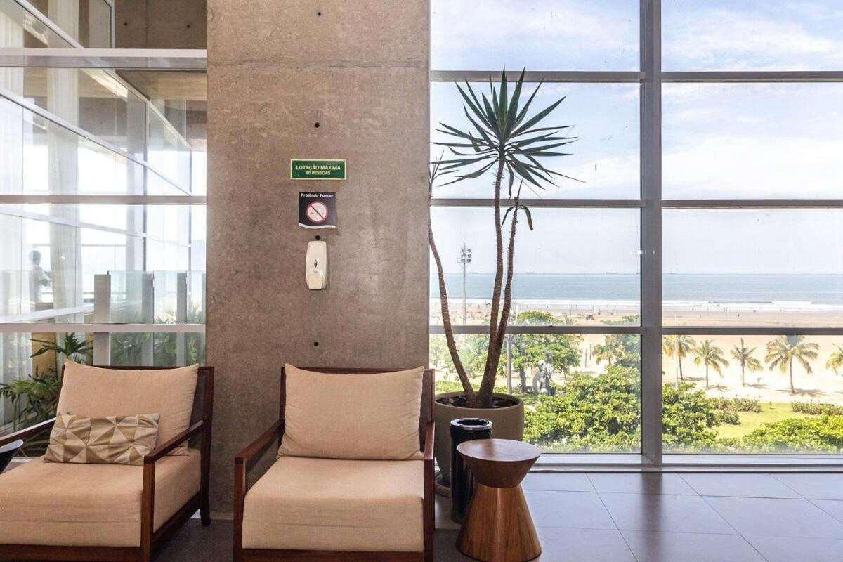 Studio Moderno Em Condominio De Luxo Pe Na Areia ซันโตส ภายนอก รูปภาพ