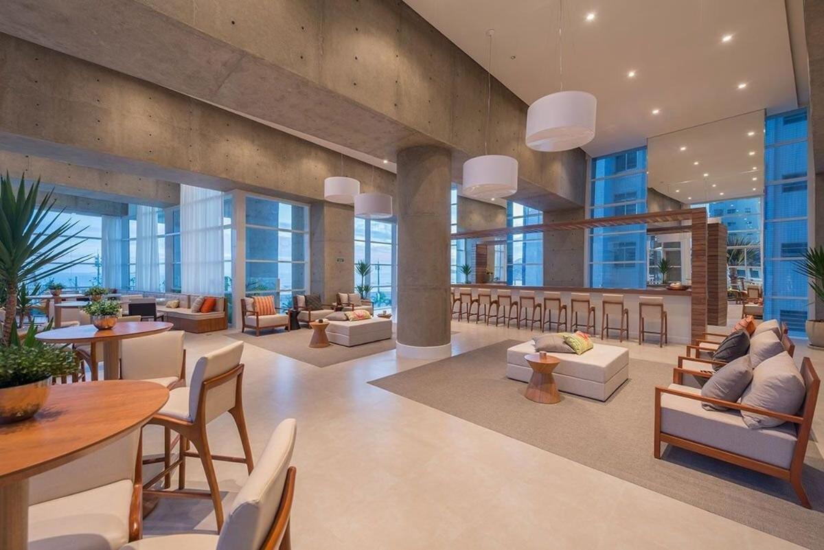 Studio Moderno Em Condominio De Luxo Pe Na Areia ซันโตส ภายนอก รูปภาพ