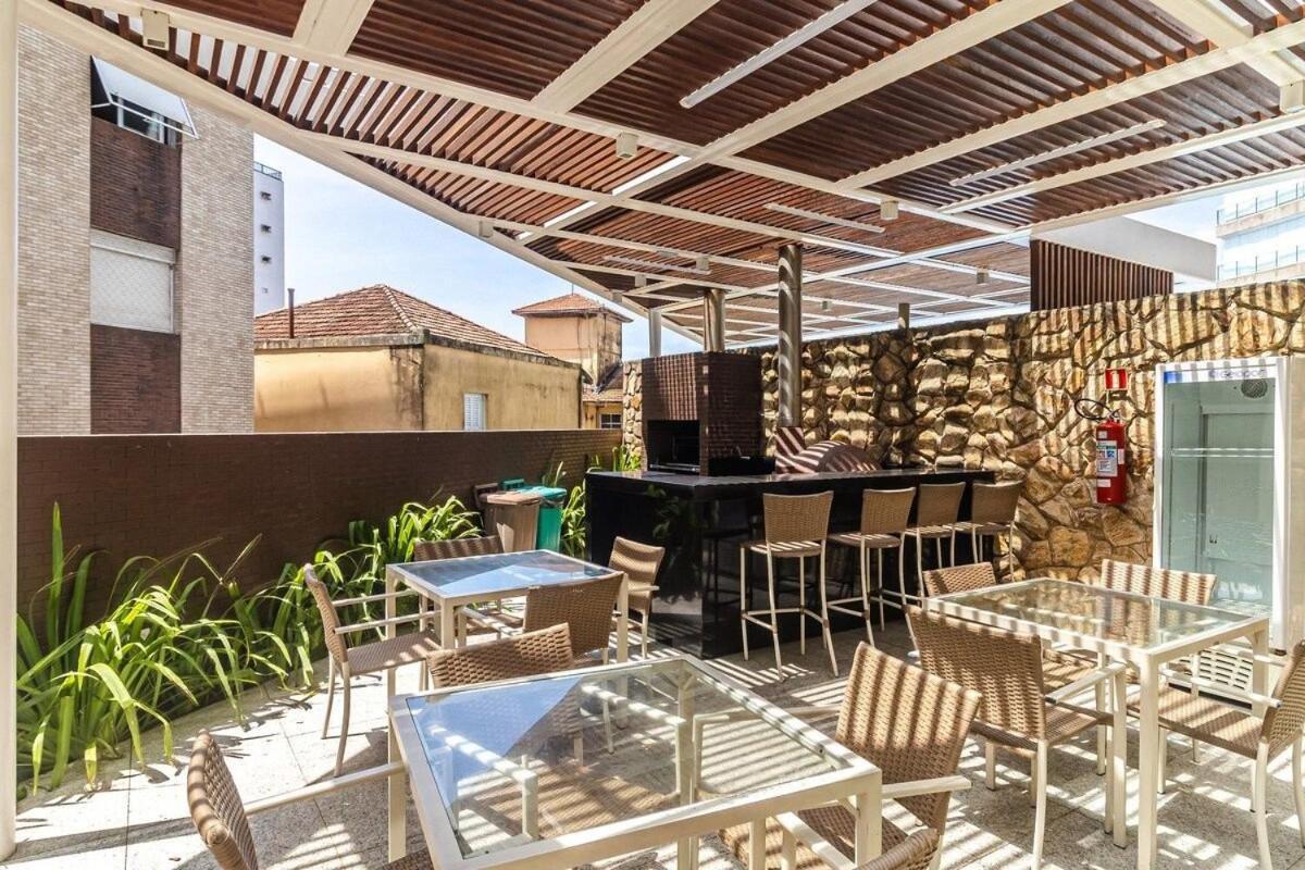 Studio Moderno Em Condominio De Luxo Pe Na Areia ซันโตส ภายนอก รูปภาพ