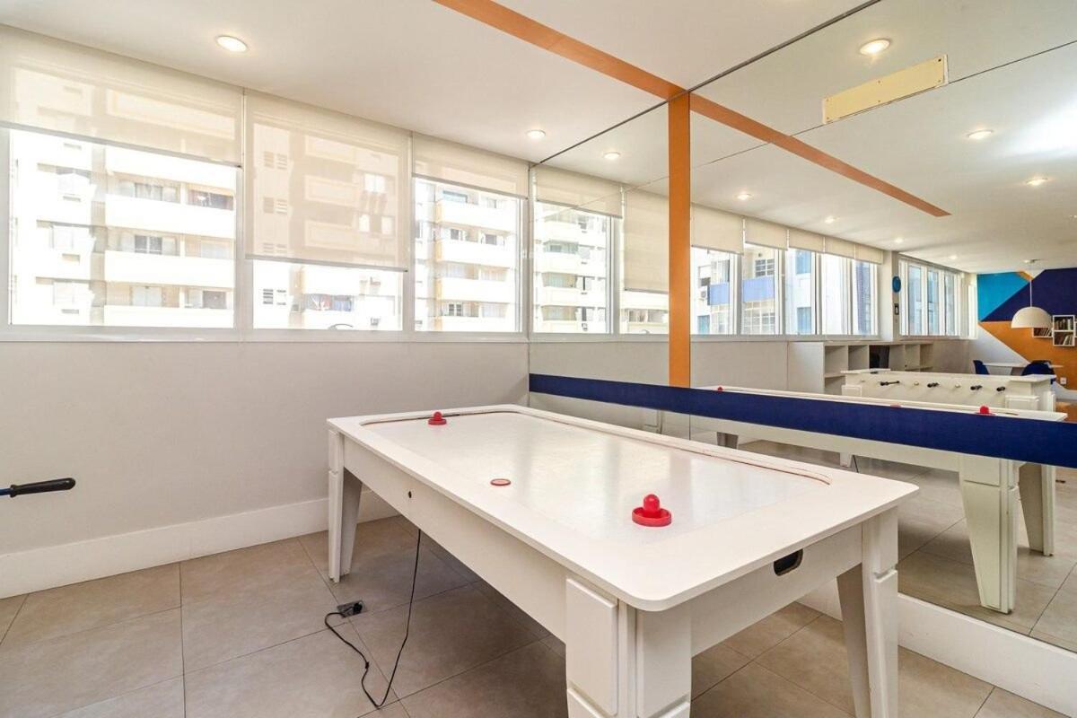 Studio Moderno Em Condominio De Luxo Pe Na Areia ซันโตส ภายนอก รูปภาพ
