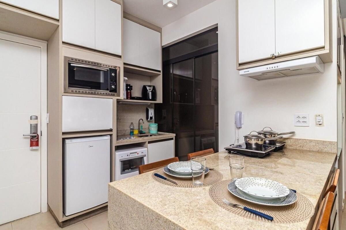 Studio Moderno Em Condominio De Luxo Pe Na Areia ซันโตส ภายนอก รูปภาพ
